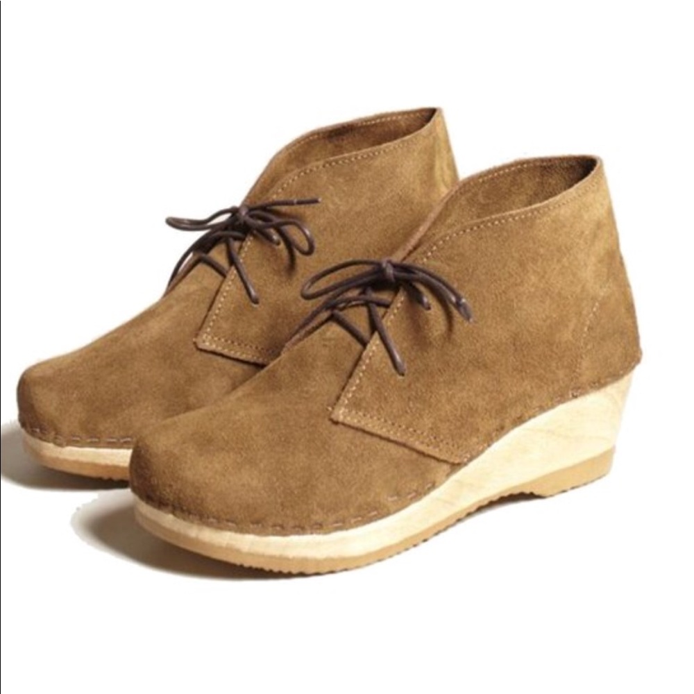 No. 6 Garcia wedge lace up clog 39